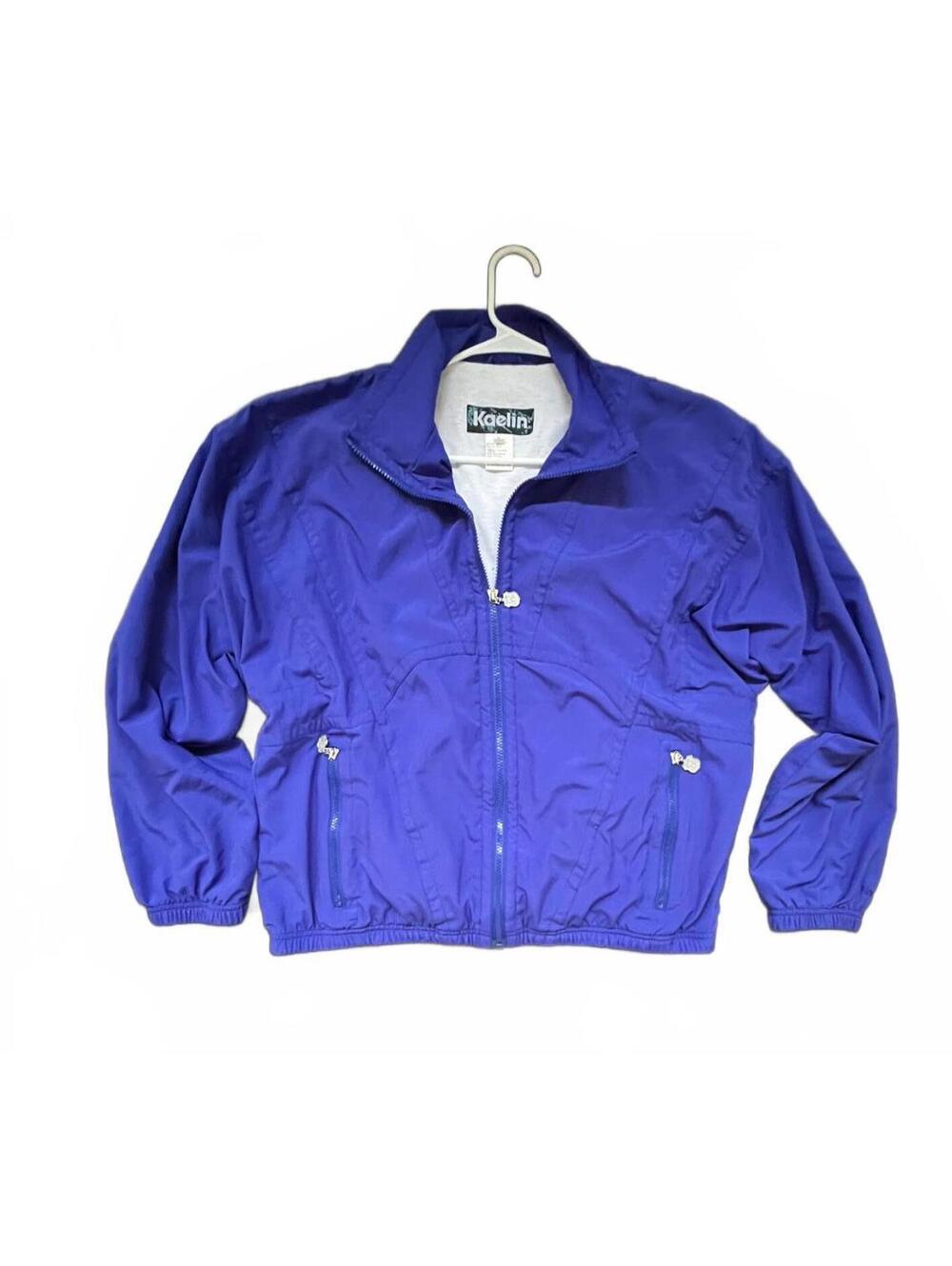 Kaelin VTG Royal Blue Lined Windbreaker - M